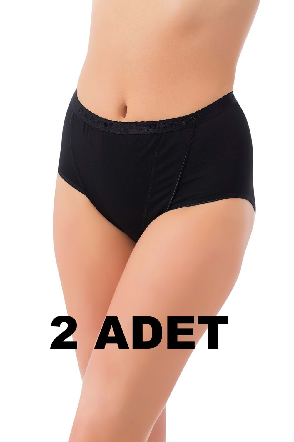 LuxDrm 2 Adet 491 Kadın Toparlayıcı Bato Külot Siyah Ld3