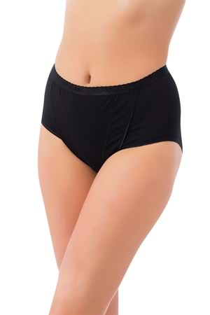 LuxDrm 491 Toparlayıcı Kadın Bato Külot Siyah Ld4