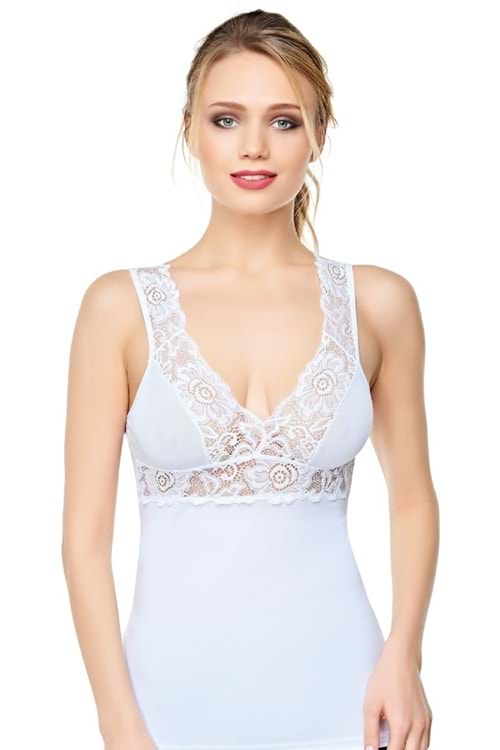 Belinay 0644 Kadın Dantelli Atlet